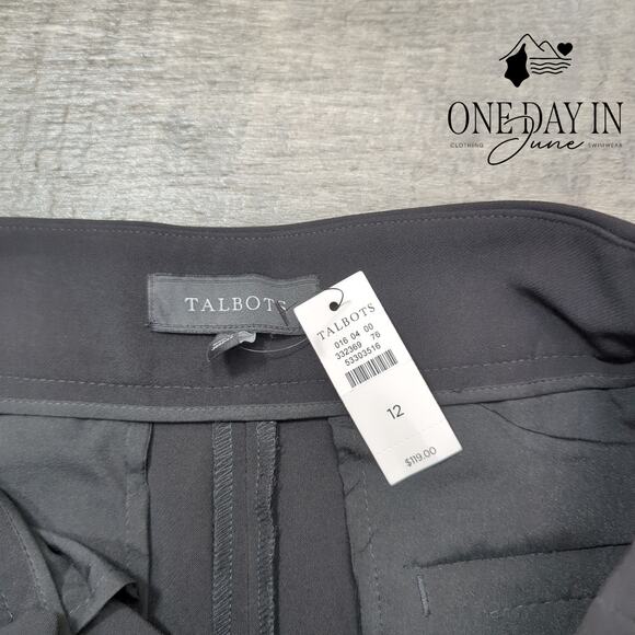 Talbots Wide Leg Dress Pants Size 12 - Picture 2 of 6